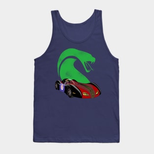 Snake Oiler - Green Distressed Tank Top